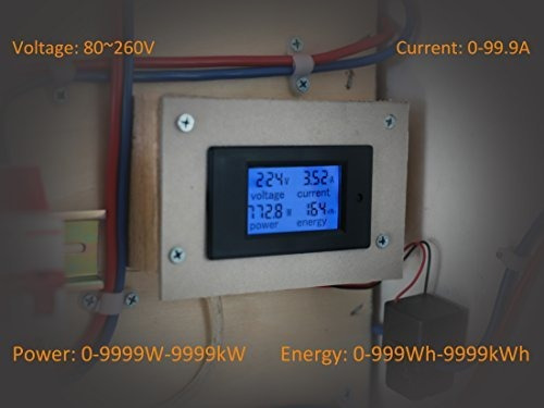 Imagen 3 de 9 de Bayite Ac 80-260v 100a Bayite-pzem-061 Pantalla Lcd Voltaje