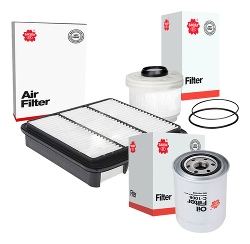 Kit Filtros Aceite Aire Gasolina L-200 2.5l L4 2010 A 2012