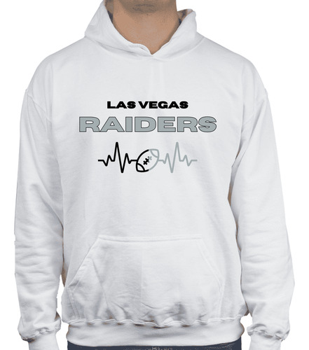 Sudadera Futbol Americano - Capucha - Las Vegas Raiders