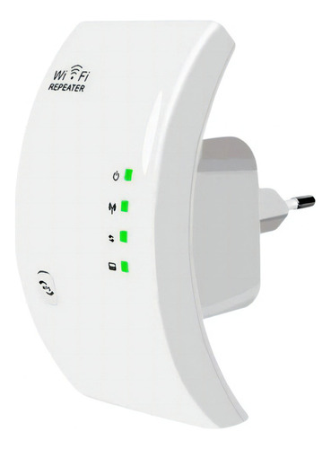 Repetidor De Sinal Wifi Amplificador Potente Sem Fio Turbo Cor Branco