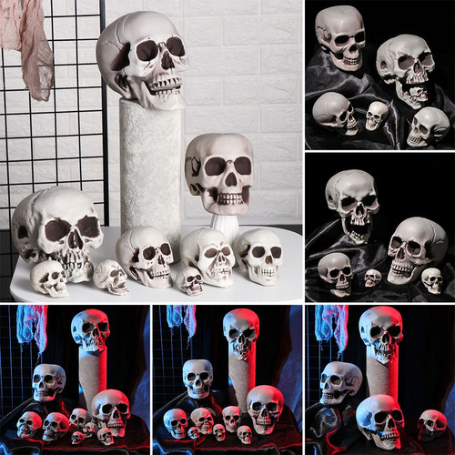 Suministros Para Juegos De Accesorios De Halloween Skull Hea