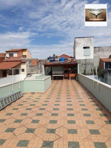 Imagem 30 de 30 de Sobrado De 344 M² Com 04 Dormitórios,( 01 Suíte )09 Vagas De Garagem,residencial À Venda, Vila Camilópolis, Santo André. - So0194