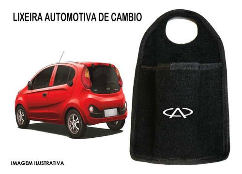 Lixinho Carro Lixeira Automotiva Lixo Cambio  Chery + Brinde