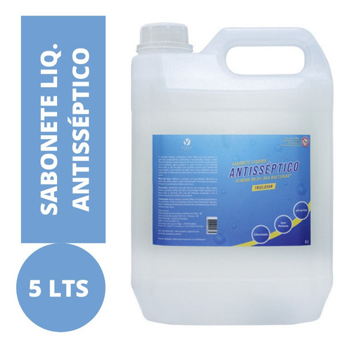 Imagem 1 de 1 de Sabonete Líquido Antisséptico 5 Litros Bactericida Atacado