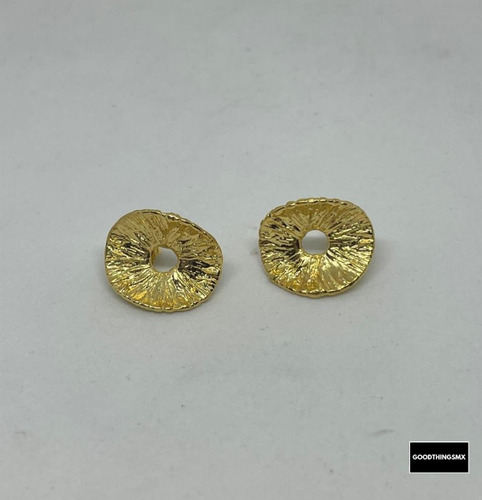 Aretes Tous Wicker Baño De Oro 18 Kt Sobre Plata, No Tiffany