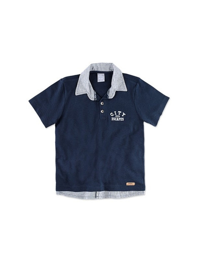 Camisa Polo Menino Hering Kids Manga Curta 5397au810