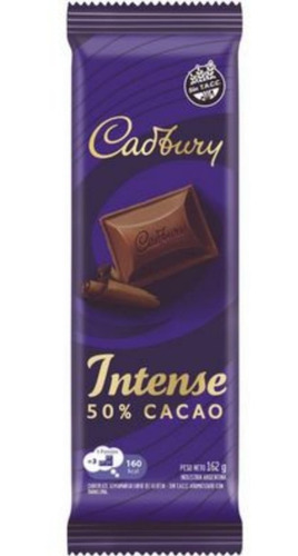 Chocolate Intense 50 % Cacao Cadbury 