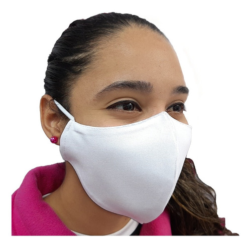 Imagen 8 de 10 de Pack 100 Mascarillas Tela Clinica Antifluidos Reutilizable