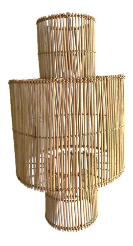 Pantallas Colgantes De Bambú Rattan Mimbre Natural Konata