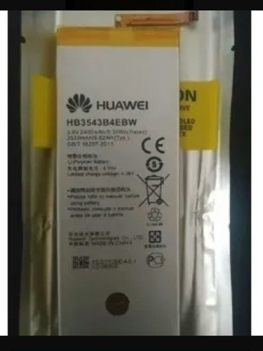 Batería Pila Huawei Ascend P7 Hb3543b4ebw L00 L10 L05 L09 