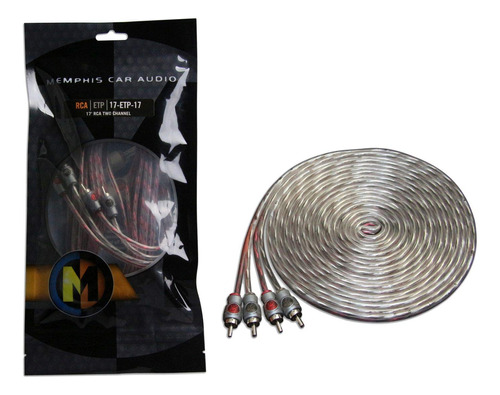 Memphis Audio Etp-17 - Cables De Interconexion De Audio De 2