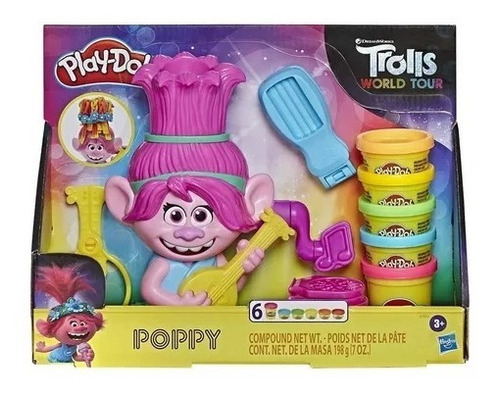 Play Doh Trolls World Tour Set De Juego Poppy Hasbro E7022