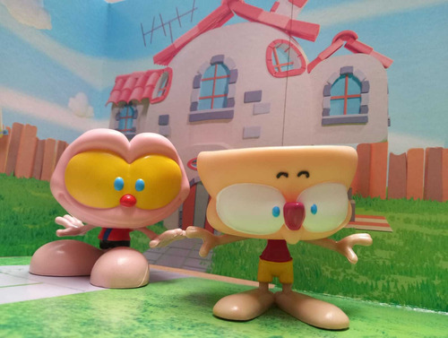Imagem 3 de 7 de Bonecos De Vinil E Pvc Mongo & Drongo Desenho Youtube