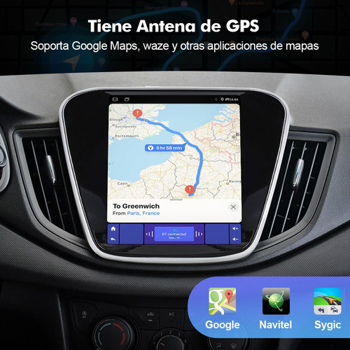 Para Estéreo Vertical Tesla Chevrolet Cavalier 2015-2018 Gps