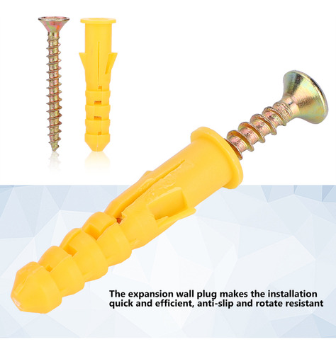 Tapón De Expansión Para Pared, Tornillos De Plástico, Autorr