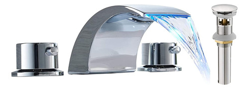 Grifo Led De Cascada, Grifos De Baño Generalizados Para Fr.