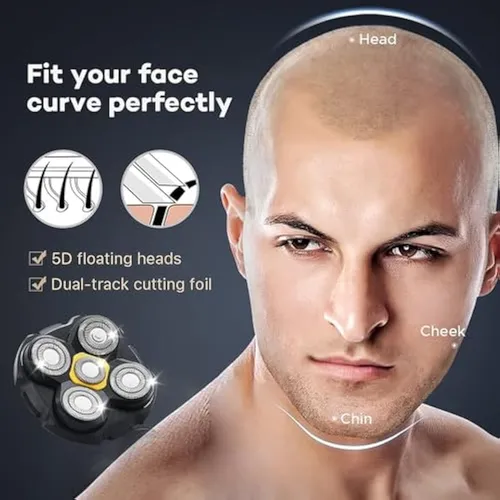 Shaver Replacement Heads Compatible With Microtouch Titanium