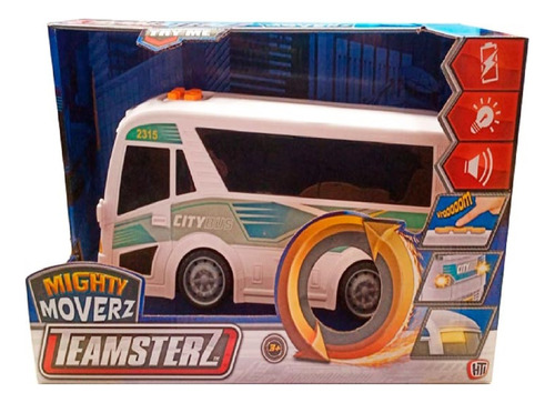 Teamsterz Mighty Moverz  Autobus Luz Y Sonido 