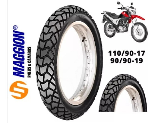 Par Pneus Maggion Viper 90/90-19+110/90-17 Bross Crosser Xre
