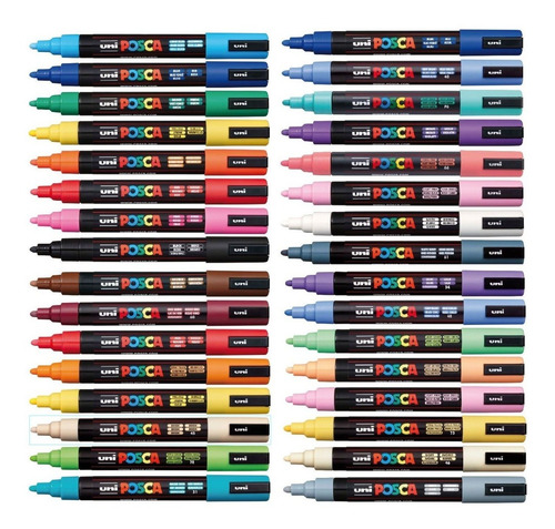 Marcador Uni Posca Pc 5m X 10 Unidades Buenisimos !!!!!!