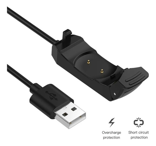 USTIYA Cargador Para Amazfit Neo A2001 Neo Reloj Usb Charging Cable Color Negro