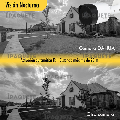 Kit Cámara Seguridad Dahua Cctv 2mp Exterior Dvr 4ch Fuente