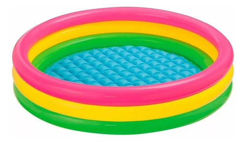 Piscina Inflable Redonda Resistente Portátil Verano Niños