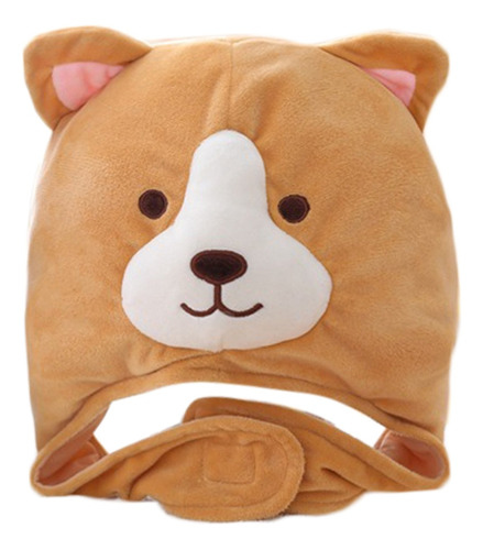 Gorro De Peluche Para Perro Corgi, Divertido Juguete De Pelu