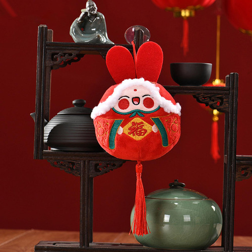 Año Nuevo Chino Conejo De Peluche De Juguete Creativo