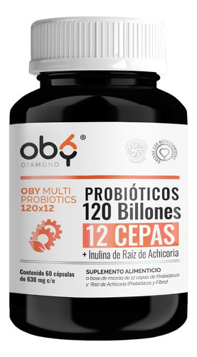 Multi Probioticos 120 Billones De 12 Cepas Y Prebioticos Oby Sabor Sin sabor