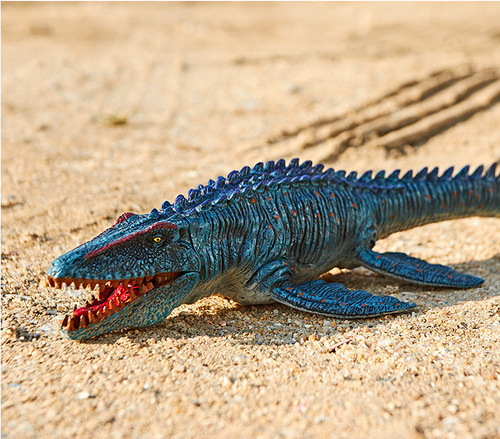 A A Juguete Realista Modelo Mosasaurus De 13 Piezas Con