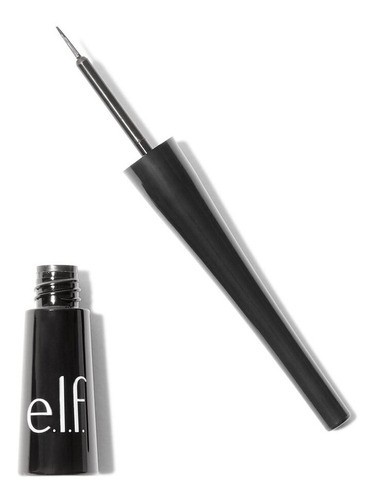 Elf Expert Liquid Eyeliner Delineador Líquido De Ojos Negro Color Jet Black