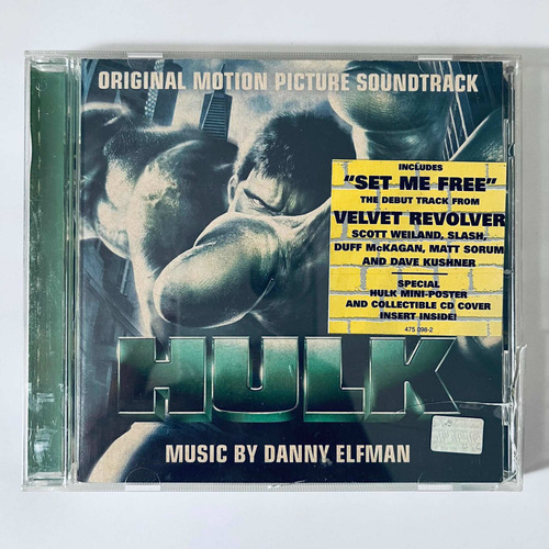 Hulk - Banda De Sonido Original De La Película Cd Nuevo