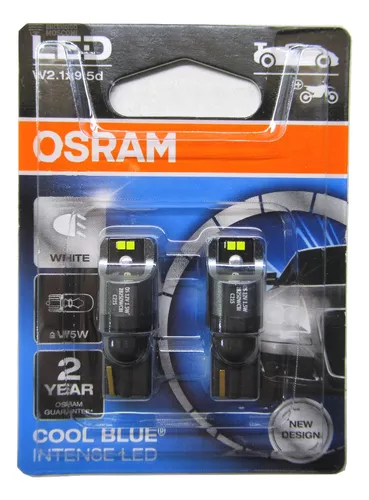 Lamparas Led Posicion T10 W5w Osram 6000k 12v 2780cw