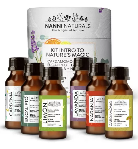 Kit Aceites Esenciales para Aromaterapia y Difusor