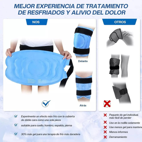Almohadillas De Hielo Para Aliviar El Dolor De Rodilla