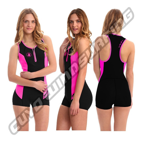 Traje Neoprene Corto 2/2 Mujer Body Glove Method Kayak Sup