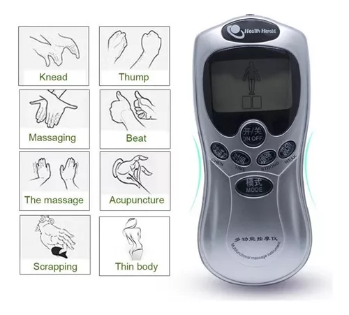 Máquina de masaje Tens Ems, masajeador muscular corporal de acupuntura,  fisioterapia, terapia Digital eléctrica, 8 modos, cuidado de la salud -  AliExpress