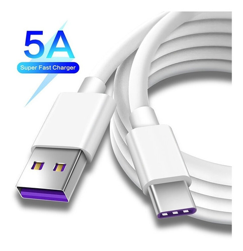 Cable Usb Carga Rapida 5a Tipo C