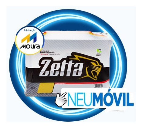 Bateria Zetta 12x75 63ah Ford Mondeo 2.3 Ghia 4 P. Aut