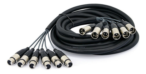 Multicabos Xlr 6 Vias Santo Angelo - 20 Metros
