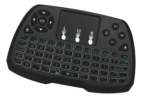 Teclado Portátil De Tv, Teclado Táctil Y Ratón Para Pc Andro