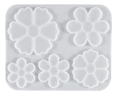 Molde Colgante De Flor De Silicona Para Hacer Joyas, Molde