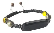 Comprar Pulsera Tejida Azabache Pirita Ojo De Tigre Cuarzo Citrino Piedras Naturales Equilibrio Proteccion Hecha A Mano Joyeria Moda Unisex Artesanal Piedras Energeticas Ajustable Adulto Cristales Protectores