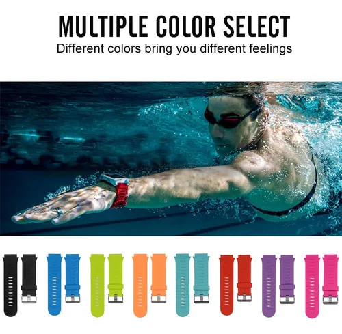 Malla De Silicona Solf Para Garmin Forerunner 920xt Naranj L