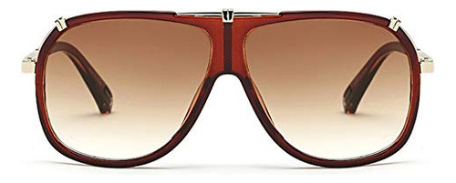 70s Italian Mob Boss Retro Squared Gafas De Sol Para Wksgy