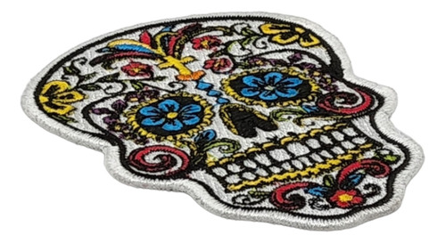 Parche Bordado Calavera Catrina