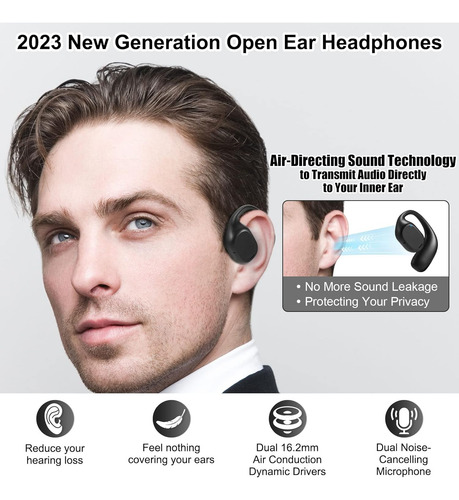 Auriculares Asiilovi Open Ear Vg332 2023 Versión, Auriculare