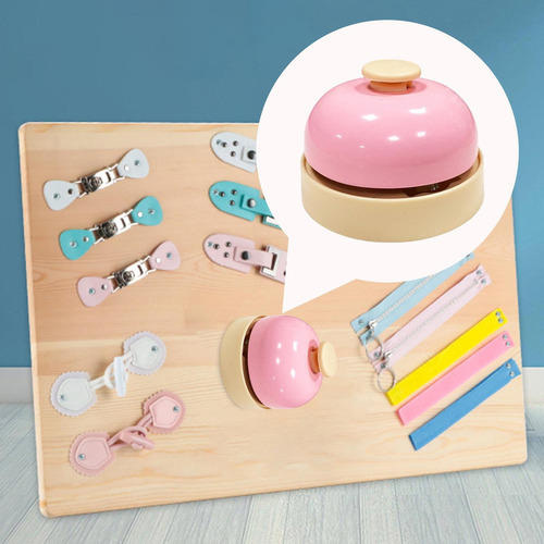 P 3x Montessori Toy Sensory Busy Boards Accesorios Campana