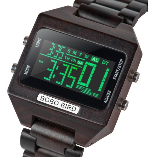 Reloj De Madera Bobobird S30-1 Moda Hombre Mujer Moderno